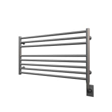 Tuzio Sorano 35-1/2" W x 19" H Hydronic Steel Towel Warmer - Valve Set and Installation Kit Not Included