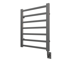 Tuzio Milano 23-1/2" W x 31" H Hydronic Steel Towel Warmer - Valve Set and Installation Kit Not Included