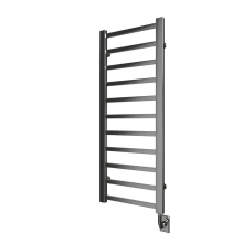Tuzio Milano 19-1/2" W x 50-1/2" H Hydronic Steel Towel Warmer - Valve Set and Installation Kit Not Included
