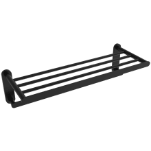 Volkano Flow 24" Brass Towel Rack