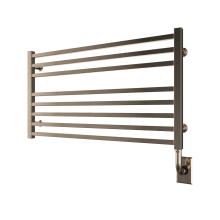 Tuzio Avento 35-1/2" W x 19" H Hydronic Steel Towel Warmer - Valve Set and Installation Kit Not Included