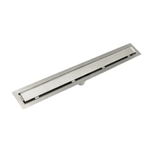 24" FFTIF 65 Linear Drain Kit with Tile
