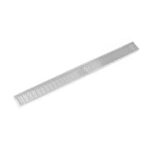 42" FXAS 65 Linear Drain Kit with Wedge Wire Grate