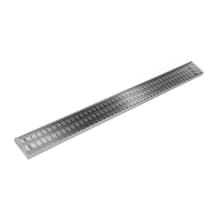 48" S-AG 100 Linear Drain Complete Kit with 4" Wedge Wire Grate