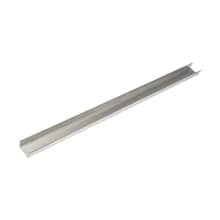 48" Stainless Steel Open End Channel for Select Infinity Drain Site Sizeable Linear Drains
