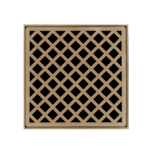 Criss-Cross 5" Drain Grate Only for Select Infinity Drain Center Drains