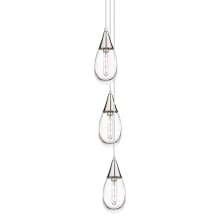 Malone 3 Light 8" Wide Multi Light Pendant