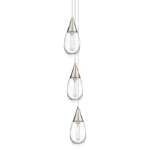 Malone 3 Light 8" Wide Multi Light Pendant