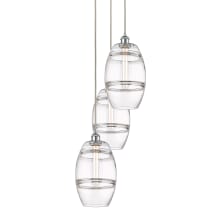 Vaz 3 Light 15" Wide Multi Light Pendant