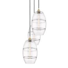 Vaz 3 Light 17" Wide Multi Light Pendant