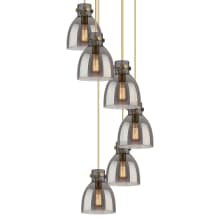 Newton Bell 6 Light 19" Wide Multi Light Pendant