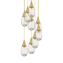 Malone 9 Light 21" Wide Multi Light Pendant