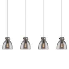 Newton Bell 4 Light 52" Wide Linear Pendant