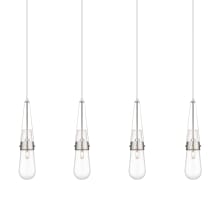 Milan 4 Light 49" Wide Linear Pendant