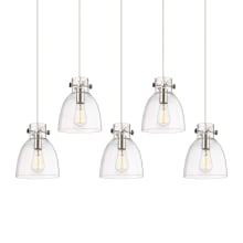 Newton Bell 5 Light 40" Wide Linear Pendant