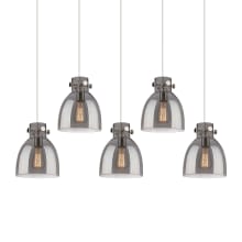 Newton Bell 5 Light 40" Wide Linear Pendant