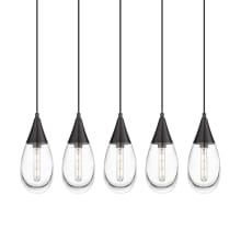 Malone 5 Light 38" Wide Linear Pendant