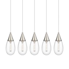 Malone 5 Light 38" Wide Linear Pendant