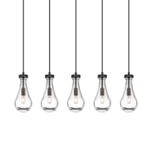 Owego 5 Light 37" Wide Linear Pendant