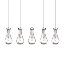 Owego 5 Light 37" Wide Linear Pendant