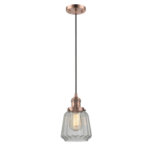 Chatham 6" Wide Mini Pendant - Cord Suspension