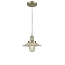 Halophane 9" Wide Mini Pendant - Cord Suspension