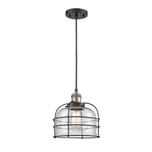 Large Bell Cage 9" Wide Mini Pendant - Cord Suspension