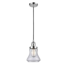 Bellmont 6" Wide Mini Pendant - Cord Suspension