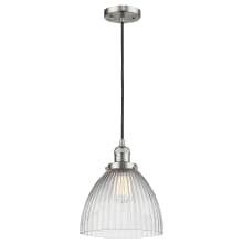 Seneca Falls Single Light 10" Wide Mini Pendant with Adjustable Cord