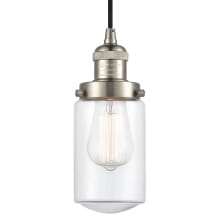 Dover 5" Wide Mini Cord Hung Pendant