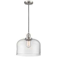 X-Large Bell Single Light 12" Wide Pendant