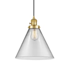 Cone 12" Wide Pendant