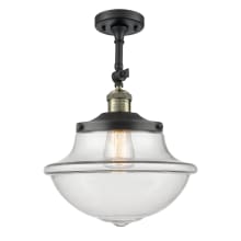 Large Oxford 12" Wide Semi-Flush Ceiling Fixture with 16" Height