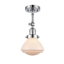 Olean 7" Wide Convertible Semi-Flush Ceiling Fixture / Convertible to Wall Sconce