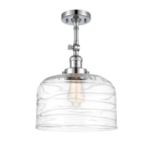 Bell 12" Wide Semi-Flush Ceiling Fixture