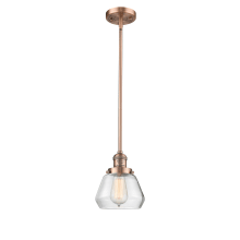 Fulton Single Light 7" Wide Mini Pendant with Hang Straight Swivel