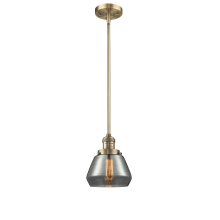 Fulton Single Light 7" Wide Mini Pendant with Hang Straight Swivel