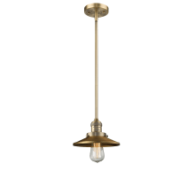 Railroad 8" Wide Mini Pendant - Downrod Suspension