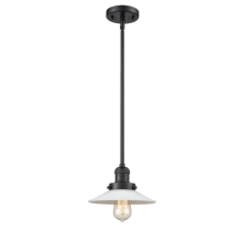 Halophane 9" Wide Mini Pendant - Downrod Suspension