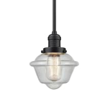 Small Oxford Single Light 8" Wide Mini Pendant with Hang Straight Swivel