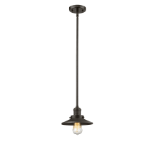 Railroad 8" Wide Mini Pendant - Downrod Suspension