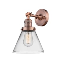 Cone 11" Tall Commercial Bathroom Sconce
