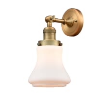 Bellmont Single Light 11" Tall Bathroom Sconce
