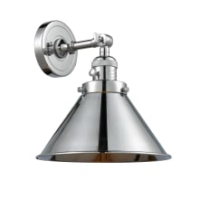 Briarcliff Single Light 8" Tall Bathroom Sconce with Multiple Shade Options