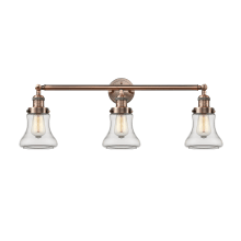 Bellmont 3 Light 30" Wide Bathroom Vanity Light