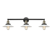 Halophane 3 Light 33" Wide Bathroom Vanity Light