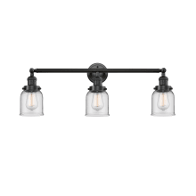 Bell 3 Light 30" Wide Commercial Vanity Light