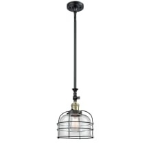 Large Bell Cage 9" Wide Mini Pendant