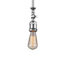 Bare Bulb Single Light 4" Wide Mini Pendant