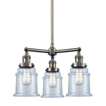 Canton 3 Light 18" Wide Chandelier